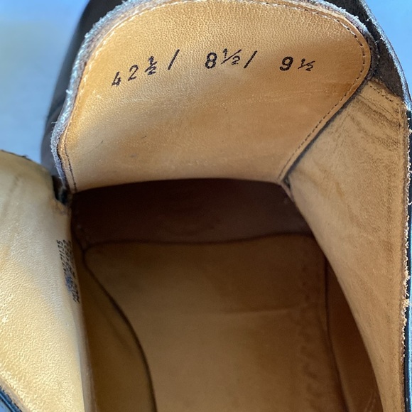 SUIT SUPPLY Men’s Double Monk Strap Brown Pebbled Leather 9.5. Made in Italy - Picture 6 of 9